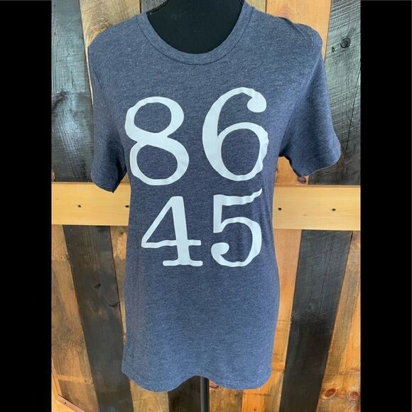 CANVAS Bella+ Canvas gray graphic tee, size S - Picture 1 of 5